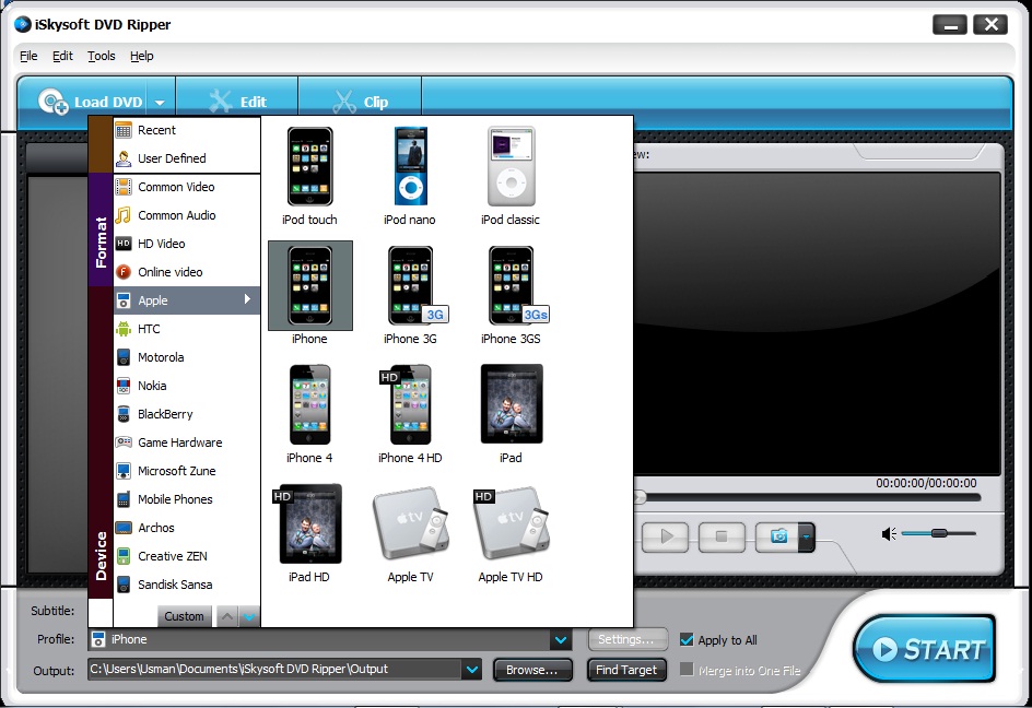 Import DVD to iPad 4